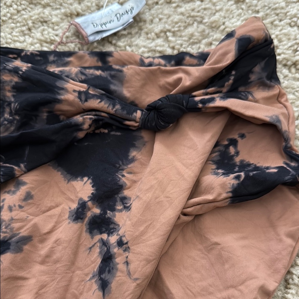 Dippin daisys Black and Tan Tie-Dye Bikini Bottoms - Picture 2 of 4